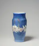 A large Royal Copenhagen porcelain vase with datura flowers by Royal Porcelain Manufacture Copenhagen, sold Apr 2019