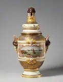 Bing & Grøndahl, An important Bing & Grøndahl porcelain vase with maritime motifs