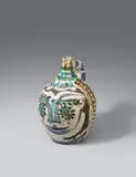 Visage aux yeux rieurs by Pablo Picasso, 1969, Ceramic jug. White clay with relief decor and colour engobe, partially glazed; ceramic, Madoura edition, offered Nov 2018