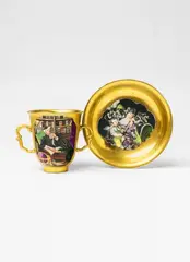 Abraham Seuter, A rare and early Meissen porcelain beaker from the Bern gold ground service