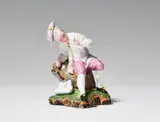 Johann Peter Melchior, A Höchst porcelain figure of a boy at rest