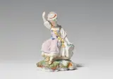 Johann Peter Melchior, A Höchst porcelain model of a girl in a sash