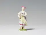 A Zurich porcelain figure of a girl with a lamb by Zürcher Porzellanfabrik in Schooren, sold Nov 2018