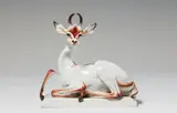 Paul Walther, A Meissen porcelain model of a gazelle