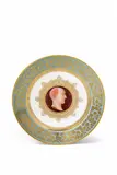 Sèvres, Two Sèvres porcelain plates the "Illustres françaises" service