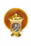 Franz Krüger, A Berlin KPM porcelain cup with a portrait of Crown Prince Frederick William