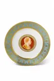 Sèvres, A Sèvres porcelain plate with a cameo portrait of Denis Diderot