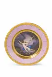 Charles Monnet, A Berlin KPM porcelain plate with Jupiter and Io