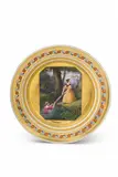Ludwig Heinrich Wittich, A Berlin KPM porcelain plate from the godparent's service for Friedrich Franz of Mecklenburg-Schwerin