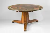 Pelagio Palagi, A walnut veneer library desk in the Attic style