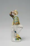 A Meissen porcelain figure of Harlequin dancing by Meissen Royal Porcelain Manufactory, sold May 2018