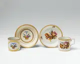 Two Neoclassical Meissen porcelain cups by Meissen Royal Porcelain Manufactory, offered May 2018