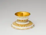 An early fluted Meissen porcelain teabowl by Meissen Royal Porcelain Manufactory, sold May 2018