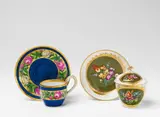 Two Neoclassical Meissen porcelain cups by Meissen Royal Porcelain Manufactory, sold May 2018