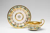 Sèvres, A Restoration period Sèvres porcelain cup and saucer