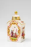 A Meissen porcelain tea caddy with Hoeroldt chinoiseries by Meissen Royal Porcelain Manufactory, offered May 2018