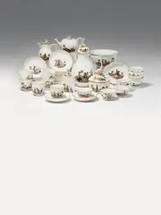 Meissen Royal Porcelain Manufactory, An extensive tea and coffee service with Saxon hunting motifs