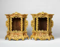A pair of rare glazed display cabinets by François de Cuvilliés, offered May 2018