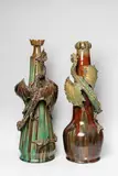 A pair of large vases with dragons by Steinzeugfabrik und Kunsttöpferei Reinhold Hanke, sold May 2018