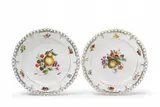 A pair of Berlin KPM porcelain dessert plates with quinces by Königliche Porzellanmanufaktur Berlin Kpm, sold Apr 2018