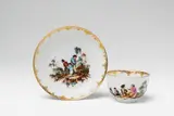 A Berlin KPM porcelain teacup with genre scenes by Königliche Porzellanmanufaktur Berlin Kpm, sold Apr 2018