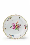A round Berlin KPM porcelain platter from the dinner service for the Berliner Stadtschloss by Königliche Porzellanmanufaktur Berlin Kpm, sold Apr 2018
