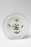 A Meissen porcelain dessert plate made for Frederick II by Meissen Royal Porcelain Manufactory, sold Apr 2018
