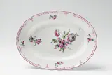 A Berlin KPM oval porcelain platter with tri-coloured flowers by Königliche Porzellanmanufaktur Berlin Kpm, offered Apr 2018