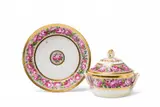 A Berlin KPM porcelain soup bowl with rose decor by Königliche Porzellanmanufaktur Berlin Kpm, offered Apr 2018