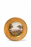 A Berlin KPM porcelain plate with a view of Potsdam seen from Mount Glienicker by Königliche Porzellanmanufaktur Berlin Kpm, sold Apr 2018