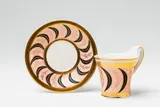 A Berlin KPM porcelain cup and saucer with sickle decor by Königliche Porzellanmanufaktur Berlin Kpm, sold Apr 2018