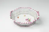 A Berlin KPM porcelain basket with scattered flowers by Königliche Porzellanmanufaktur Berlin Kpm, sold Apr 2018
