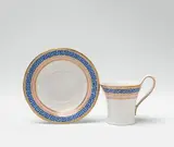 A Berlin KPM porcelain cup with a meander border by Königliche Porzellanmanufaktur Berlin Kpm, sold Apr 2018