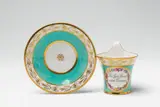 A Neoclassical Berlin KPM porcelain cup and saucer by Königliche Porzellanmanufaktur Berlin Kpm, sold Apr 2018