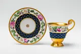 A Berlin KPM porcelain cup with rose tendril decor by Königliche Porzellanmanufaktur Berlin Kpm, sold Apr 2018
