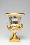 A Berlin KPM porcelain krater-form vase with views of Berlin by Königliche Porzellanmanufaktur Berlin Kpm, sold Apr 2018