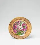 A Berlin KPM porcelain plate with snapdragon flowers by Königliche Porzellanmanufaktur Berlin Kpm, sold Apr 2018