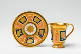 A rare Berlin KPM porcelain cup and saucer with Neoclassical decor by Königliche Porzellanmanufaktur Berlin Kpm, sold Apr 2018