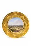 A rare Berlin KPM porcelain plate with a view of Vienna by Königliche Porzellanmanufaktur Berlin Kpm, sold Apr 2018