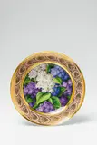 A Berlin KPM porcelain plate with lilac flower decor by Königliche Porzellanmanufaktur Berlin Kpm, sold Apr 2018
