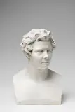 Christian Daniel Rauch, A Berlin KPM biscuit porcelain bust of Crown Prince Frederick William