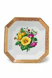 A square Berlin KPM porcelain compote dish by Königliche Porzellanmanufaktur Berlin Kpm, offered Apr 2018