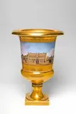 An important Berlin KPM krater-form vase with a view of Unter den Linden by Königliche Porzellanmanufaktur Berlin Kpm, sold Apr 2018