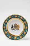 A Berlin KPM porcelain bowl from the service for the Grand Duke of Mecklenburg-Strelitz by Königliche Porzellanmanufaktur Berlin Kpm, sold Apr 2018