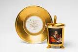 A Berlin KPM porcelain cup with Saint John the Evangelist by Königliche Porzellanmanufaktur Berlin Kpm, sold Apr 2018