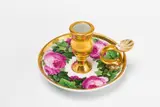 A rare Berlin KPM porcelain chamberstick with rose tendril decor by Königliche Porzellanmanufaktur Berlin Kpm, sold Apr 2018