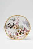 A Berlin KPM porcelain plate with dog roses and birds by Königliche Porzellanmanufaktur Berlin Kpm, sold Apr 2018