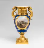 A Berlin KPM porcelain vase with a view of Berlin Palace by Königliche Porzellanmanufaktur Berlin Kpm, offered Apr 2018