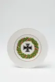 A Berlin KPM porcelain plate with the iron cross by Königliche Porzellanmanufaktur Berlin Kpm, sold Apr 2018