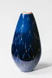 A Berlin KPM porcelain vase with blue and salmon pink decor by Königliche Porzellanmanufaktur Berlin Kpm, offered Apr 2018
